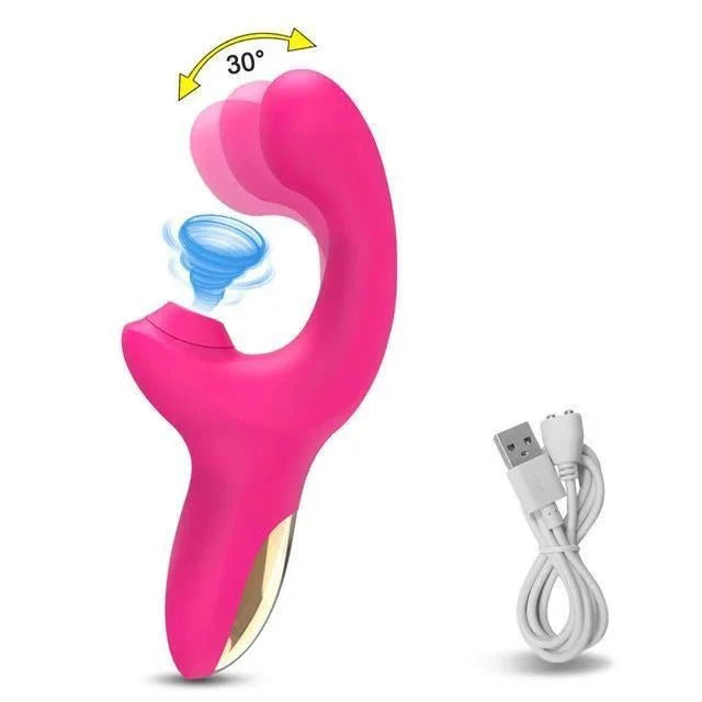 SuctionCurve Rabbit Suction Vibrator for Women