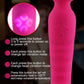 VeloraIgnite Vibrador con varita de doble cabezal térmico