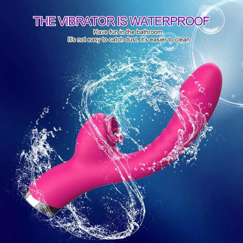 VelvetLick Vibrador de Lengüeteo de 20 Velocidades