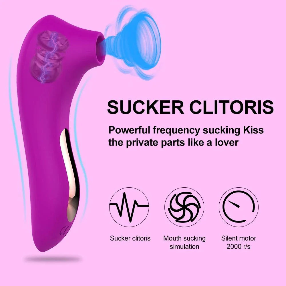 AeroBloom 7X Vibrador de succión de clítoris