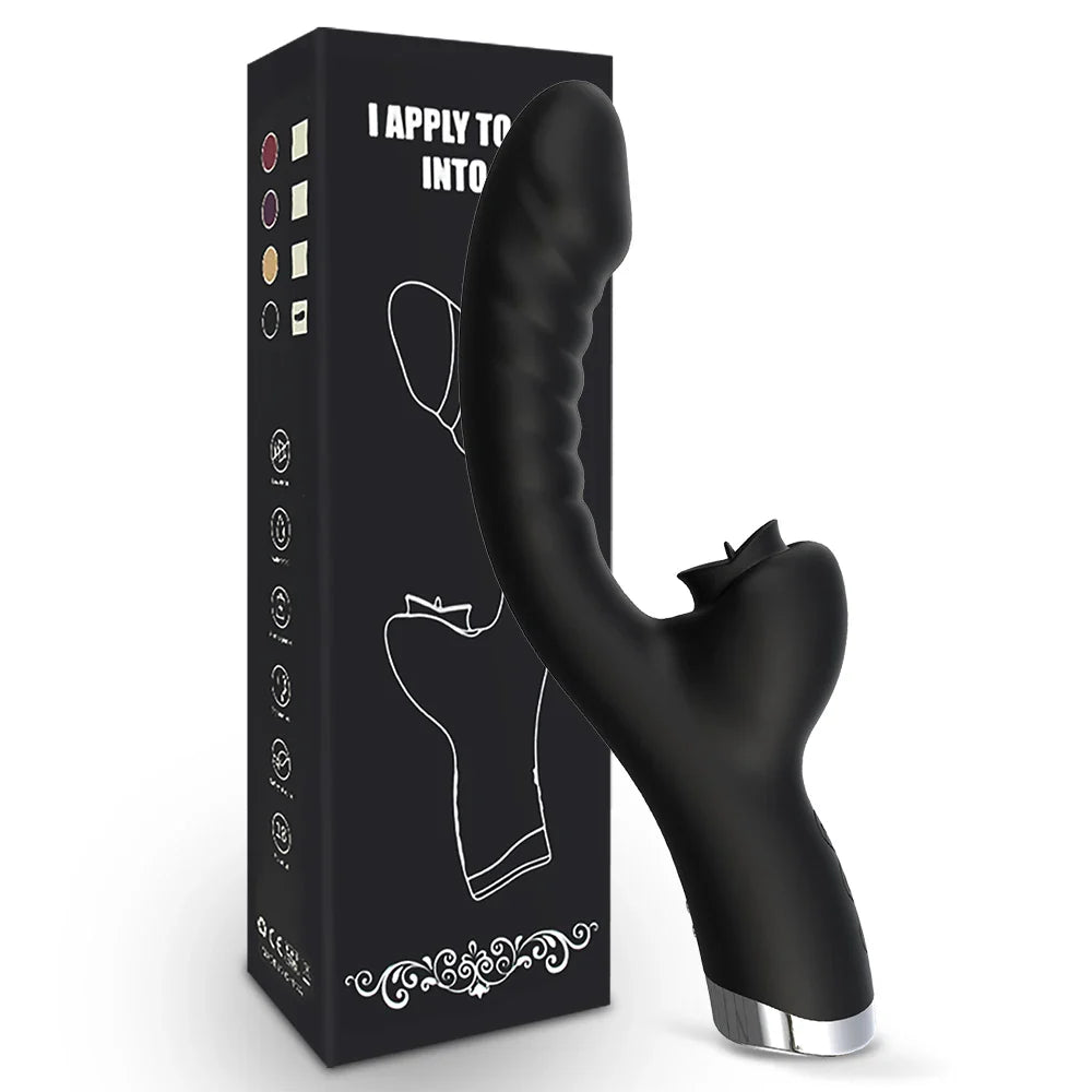 VelvetLick Vibrador de Lengüeteo de 20 Velocidades