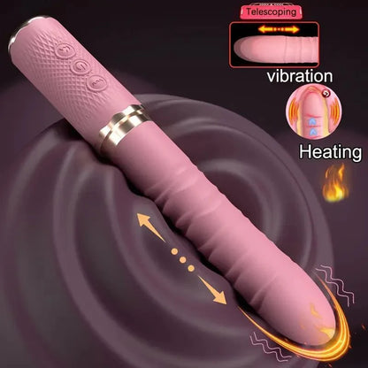 Vibrador de Doble Empuje HeatDrive