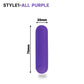 Minivibrador recargable MiniPulse con forma de huevo