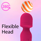 VeloraIgnite Vibrador con varita de doble cabezal térmico