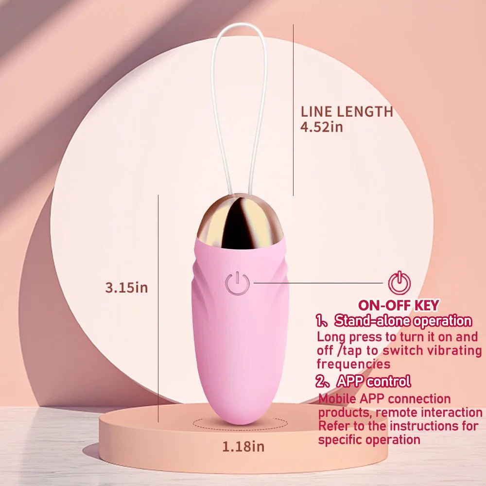 Vibrador Huevo Vestible con Control por Aplicación SyncPlay