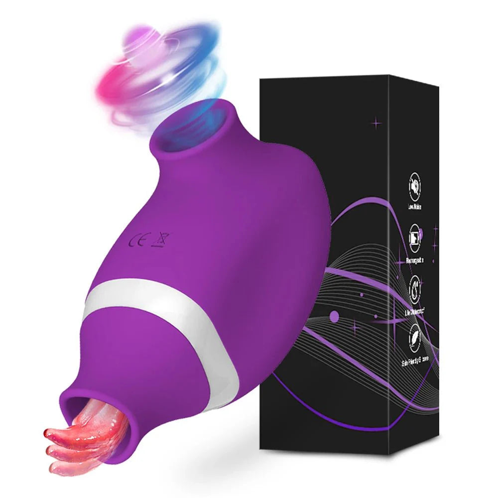 Vibrador con succión AeroLick 2X Pro