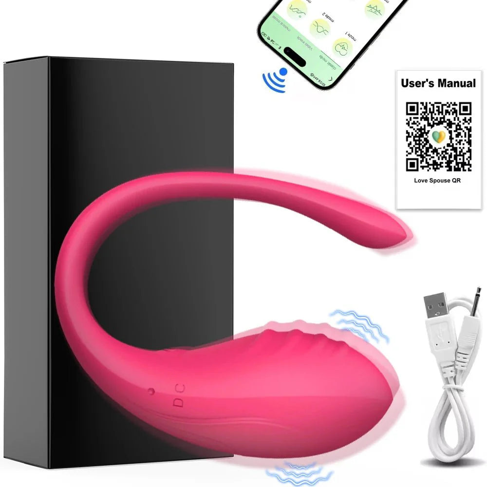 Vibrador de huevos para el punto G controlable por aplicación SyncLuxe