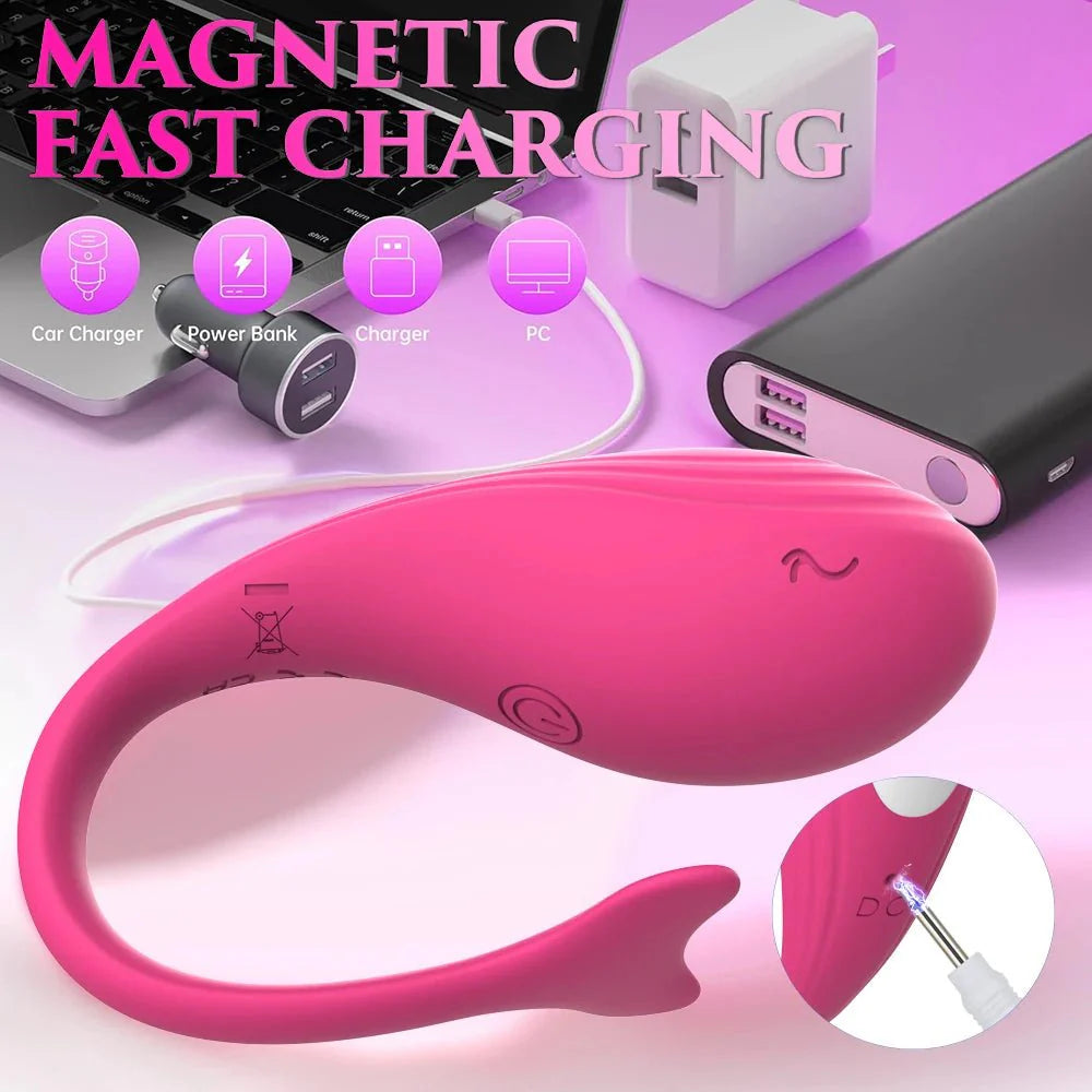 Vibrador de huevo SyncPulse 9X controlado por app portátil