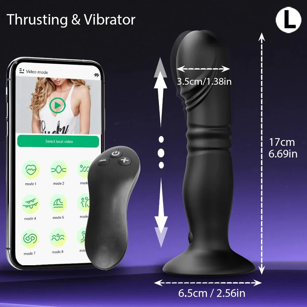 ThrustGrip Pro 3X Thrusting Prostate Plug Vibrator
