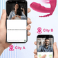 Vibrador Dildo 3 en 1 con Control Bluetooth por APP y Succión de Vacío y Calefacción | Estimulador de Vagina y Clítoris | Juguete Sexual Masturbador Femenino para Mujeres