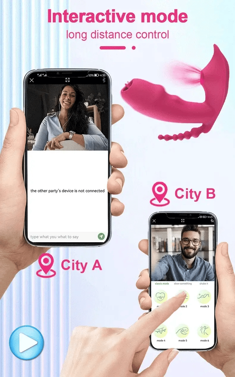 Vibrador Dildo 3 en 1 con Control Bluetooth por APP y Succión de Vacío y Calefacción | Estimulador de Vagina y Clítoris | Juguete Sexual Masturbador Femenino para Mujeres