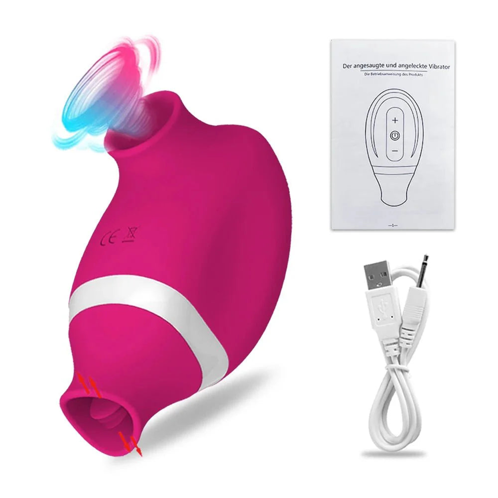 Vibrador con succión AeroLick 2X Pro