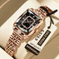 Reloj rectangular de lujo para mujer