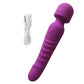 VeloraIgnite Vibrador con varita de doble cabezal térmico