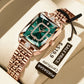 Reloj rectangular de lujo para mujer