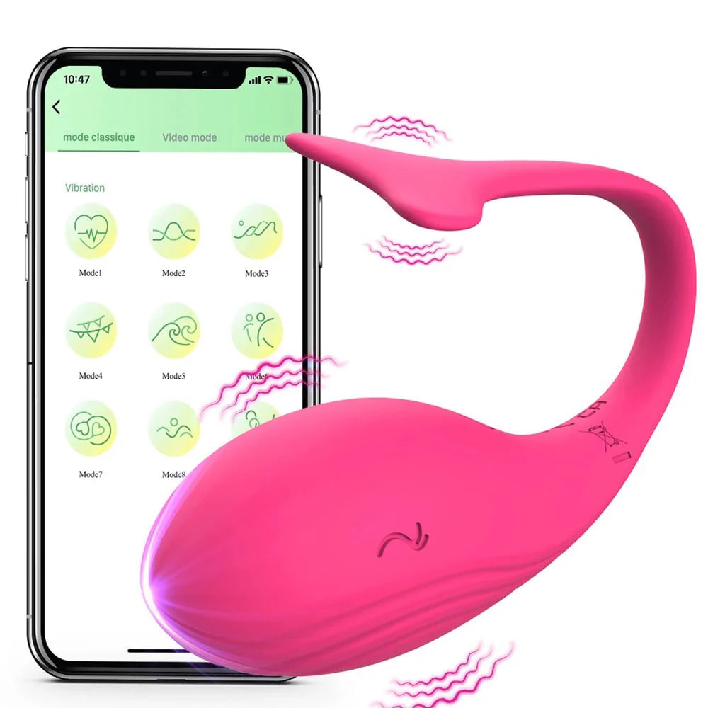 Vibrador de huevo SyncPulse 9X controlado por app portátil
