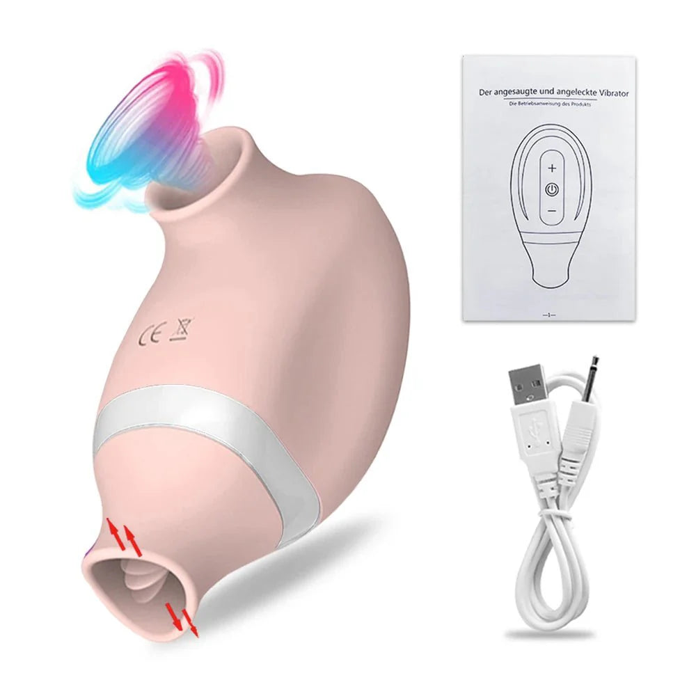 Vibrador con succión AeroLick 2X Pro