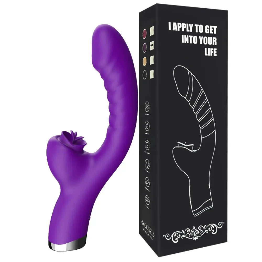 VelvetLick Vibrador de Lengüeteo de 20 Velocidades