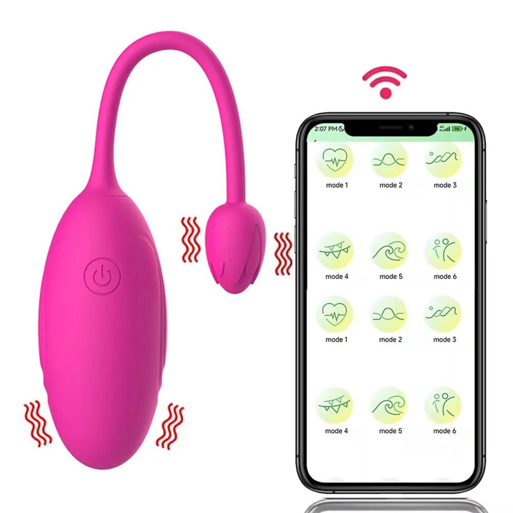 Vibrador huevo portátil SyncRotate App Control