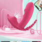 Vibrador Dildo 3 en 1 con Control Bluetooth por APP y Succión de Vacío y Calefacción | Estimulador de Vagina y Clítoris | Juguete Sexual Masturbador Femenino para Mujeres