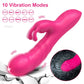 Vibrador RoseThrust Royale Rabbit de empuje con 10 modos
