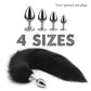FoxSteel Fox Tail Steel Butt Plug