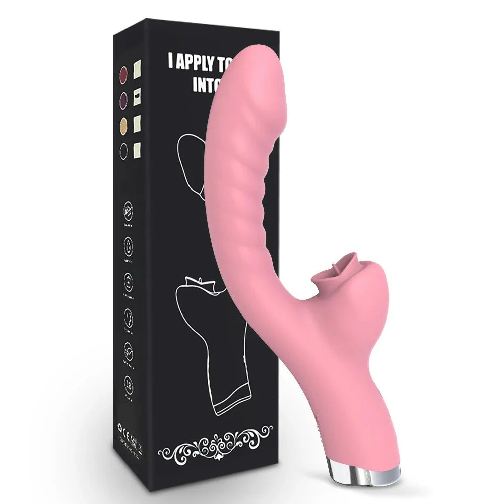 VelvetLick Vibrador de Lengüeteo de 20 Velocidades