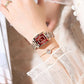 Reloj rectangular de lujo para mujer