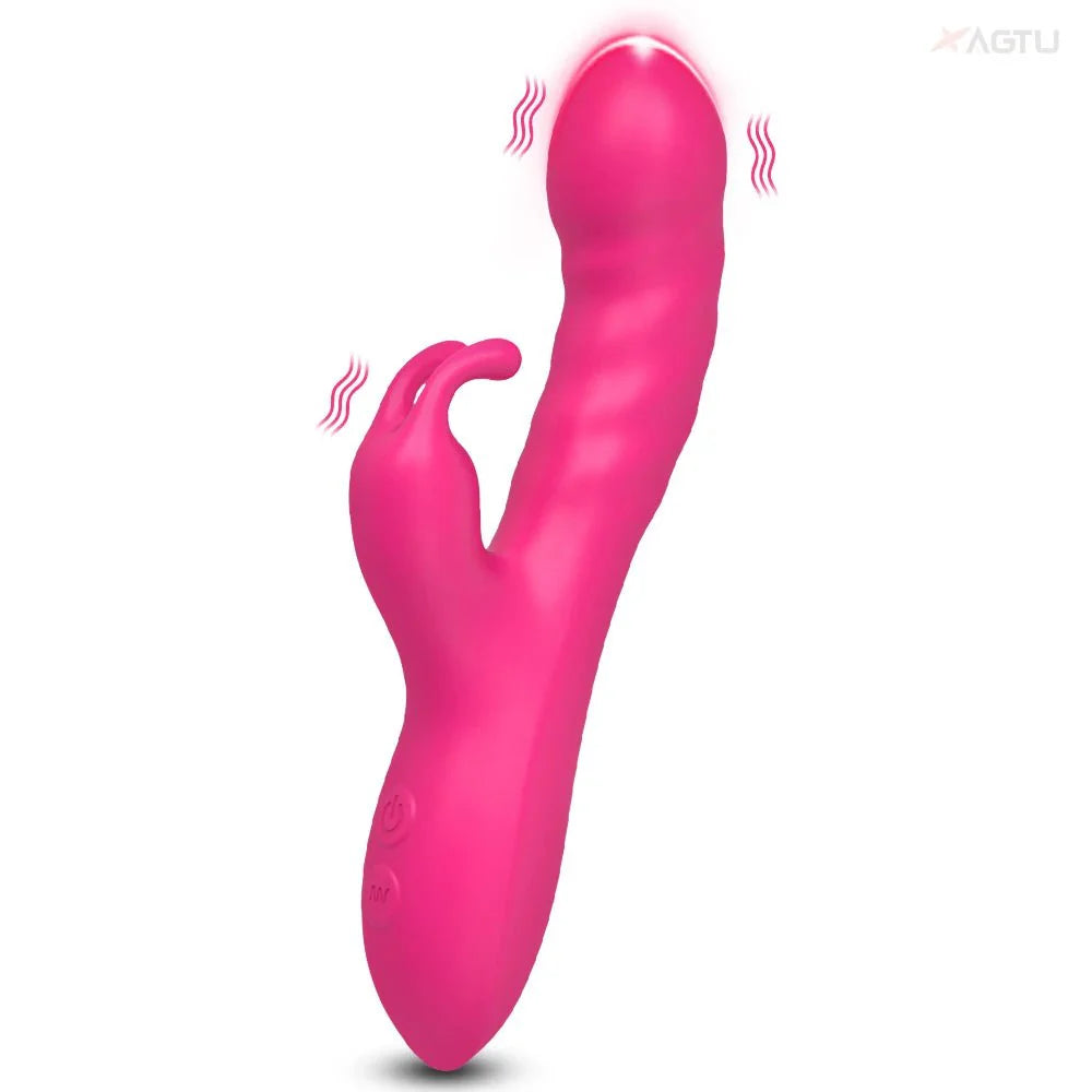 Vibrador RoseThrust Royale Rabbit de empuje con 10 modos