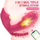 Vibrador Dildo 3 en 1 con Control Bluetooth por APP y Succión de Vacío y Calefacción | Estimulador de Vagina y Clítoris | Juguete Sexual Masturbador Femenino para Mujeres