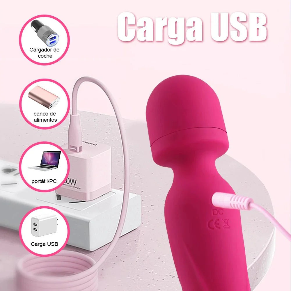 Vibrateur baguette chauffant double tête IgniteFlex