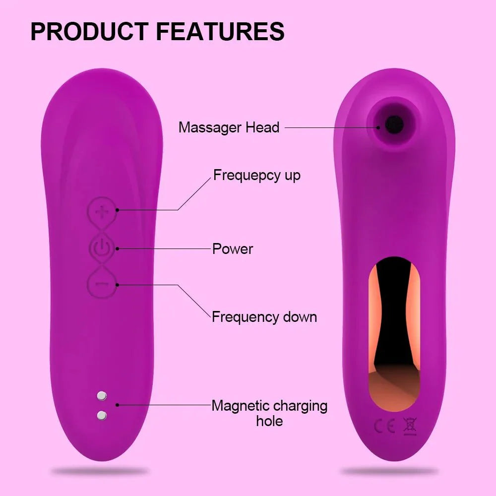 AeroBloom 7X Vibrador de succión de clítoris