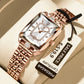 Reloj rectangular de lujo para mujer
