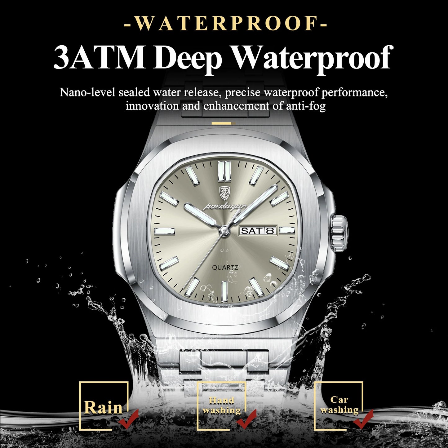 Men’s Luxury Square Watch
