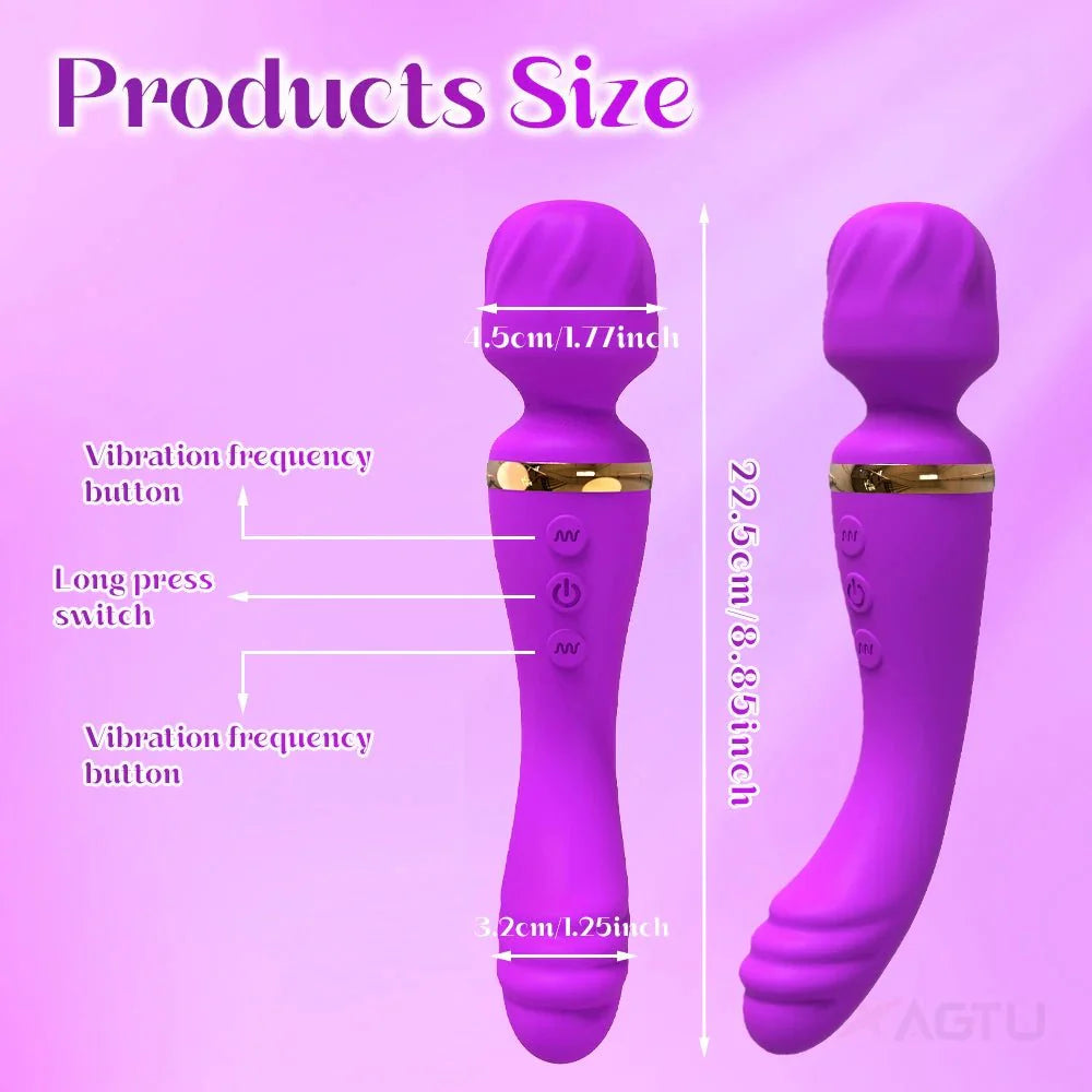 Vibrador con varita PulseForge 10X Mode