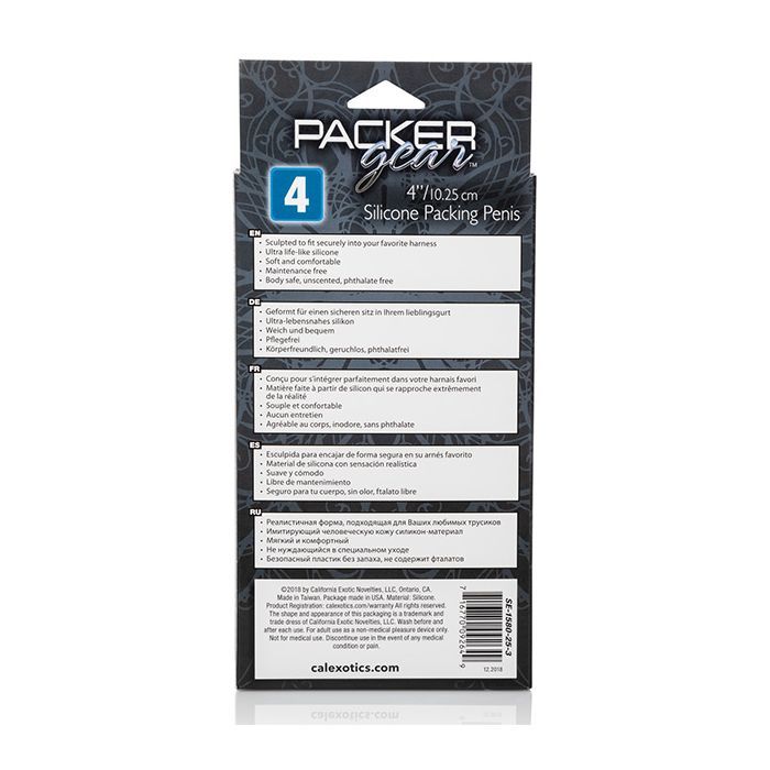 Packer Gear 4" Trans Packer de Silicona Bronceado