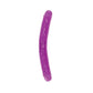 RealRock 12" Double Dong Glow in the Dark - Neon Purple