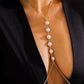 Faux Pearl Harness Body Jewelry