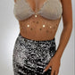 Chain and Star Bra Top