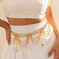 Drapey Hearts Belly Chain