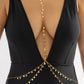 Draped Harness Body Chain with Coins