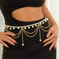 Hanging and Draped Belly Chain