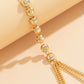 Gold Body Harness with Diamond
