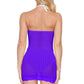 Seamless Mesh High Neck Dress