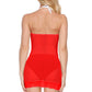Seamless Mesh High Neck Dress