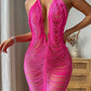 V-Cut Fringe Chemise