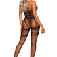 Embroidered Net Bodystocking
