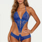 Lace and Mesh Open Side Teddy