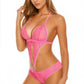 Lace and Mesh Open Side Teddy