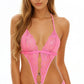 Lace and Mesh Open Side Teddy